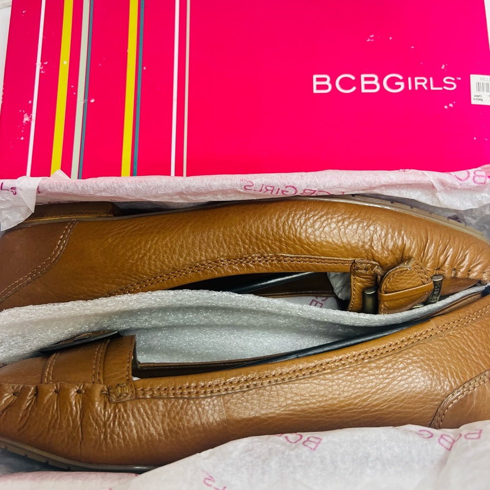 BCBGirls ballerina shoes 
Style BG-FERNY
COLOR brown